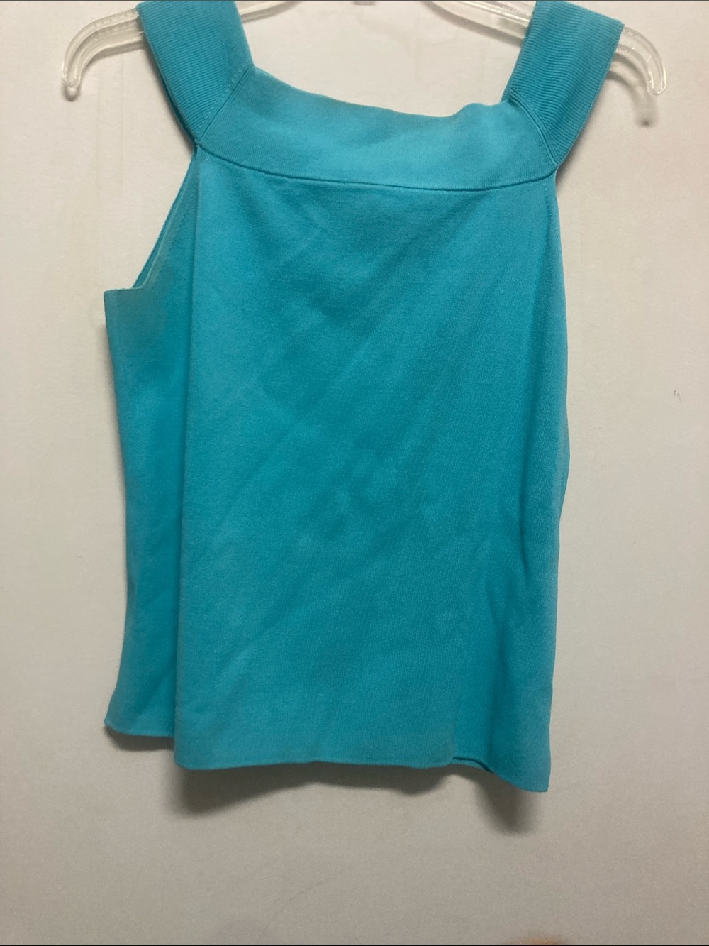 STUDIO G/2 piece pants suit Square-Neck Turquoise Tank Top with matching pants
